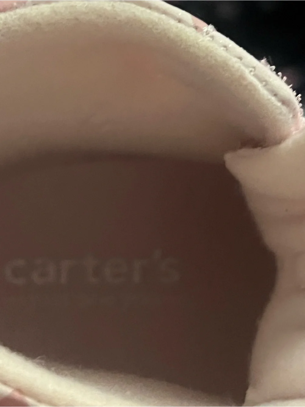 Carter's Pink Heart-Print Baby Walker Boots